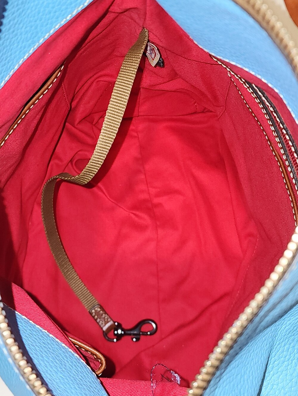 Dooney and Bourke Pebbled Leather Large Shlouder Bag Satchel - Picture 14 of 16